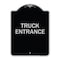 Signmission Driveway Truck Entrance Heavy-Gauge Aluminum Architectural Sign, 24" x 18", BS-1824-24122 A-DES-BS-1824-24122 - alternate 1